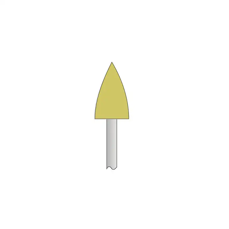 Fine Yellow Bullet Polisher ISO 658.104.300.504.100 Bader