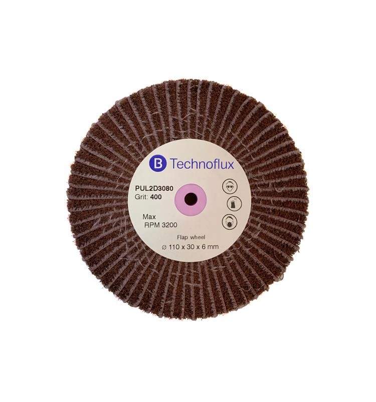 RED RADIAL DISCS 110x30 MIXED SCOTCH/SANDING CLOTH GRIT 400