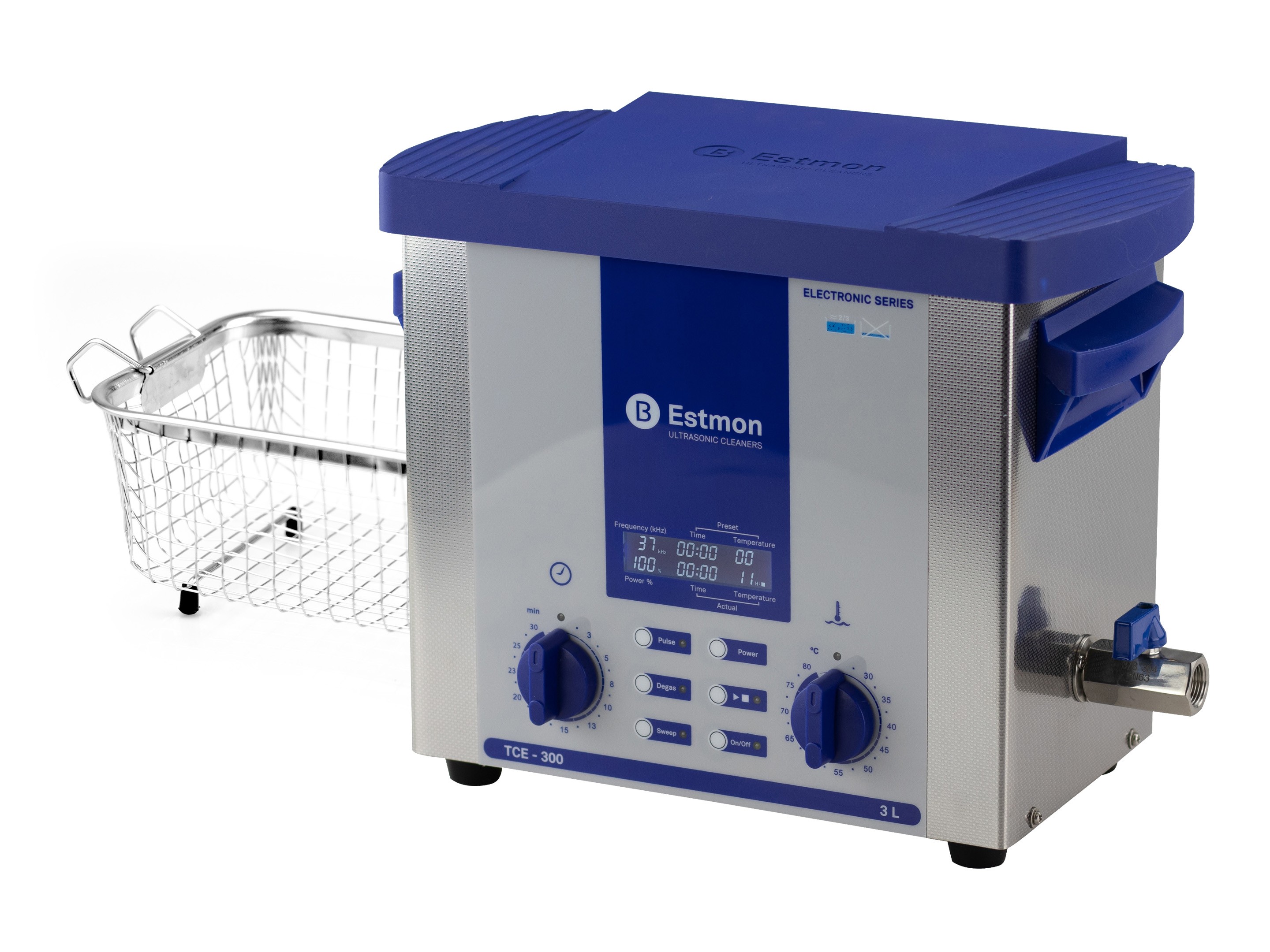 ULTRASOUND ESTMON ELECTRONIC SERIES MOD. TCE-300 3 LITERS WITH BASKET