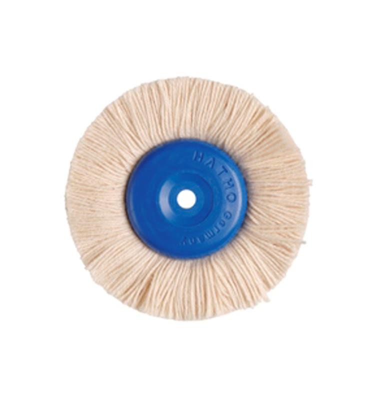 COTTON BUFFING WHEEL HATHO PLASTIC CENTER 80x18 mm. MOD. 152