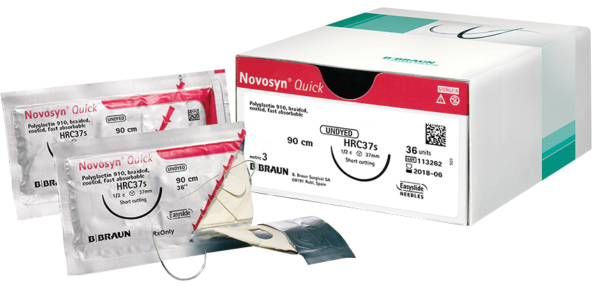 Resorbable Suture 4/0 triangular DS19mm