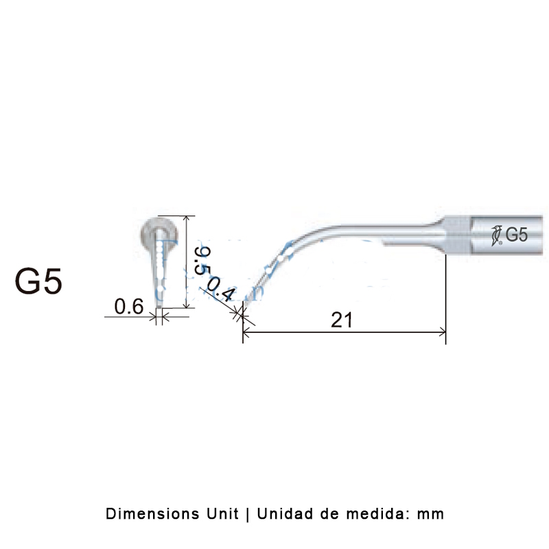 Woodpecker G5 ultrasonic tip compatible EMS | Prophylaxis
