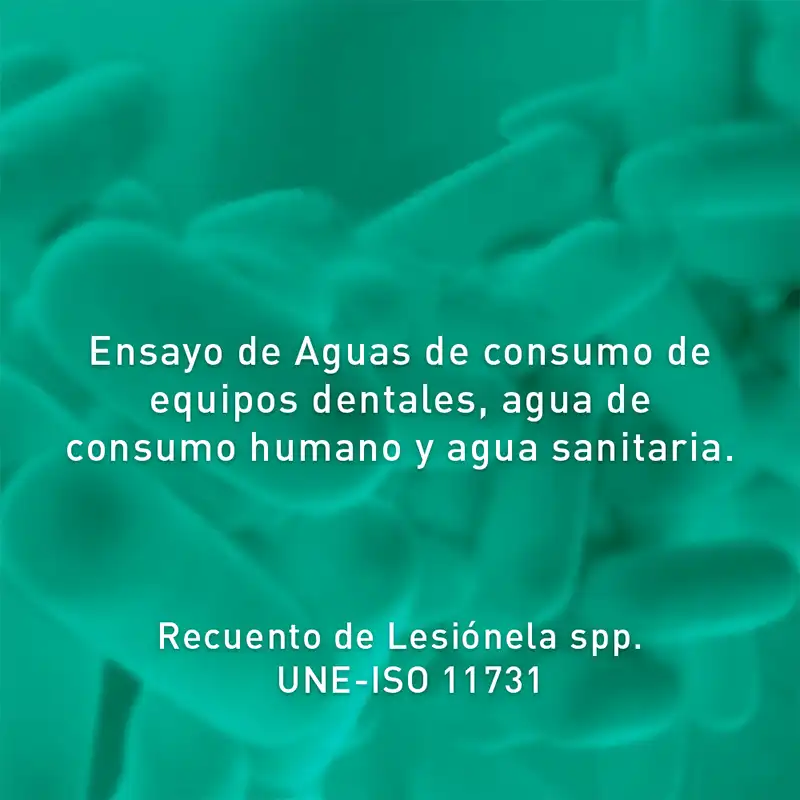 Legionella Analysis in Water for Dental Equipment Bader