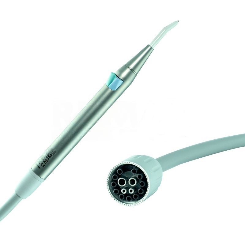 Luzzani Minimate Straight 3F Steel Syringe, CEFLA connector, 135cm, grey