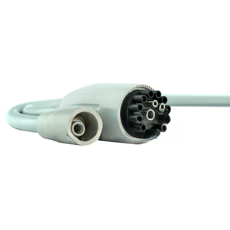 TKD Ultrasound Hose For EMS Piezon Without Light, CEFLA Connector, 135cm, ∅7mm, Dark Grey