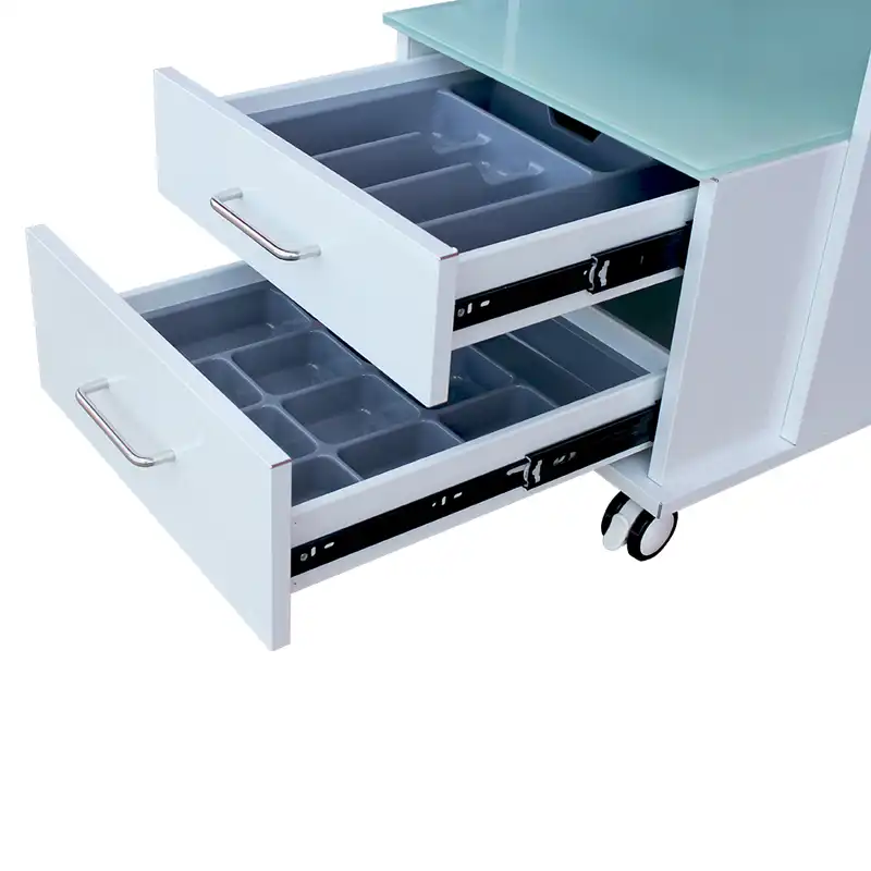Cart with Double Countertop Bader Model Athena