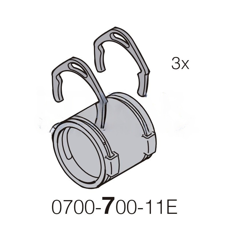 DürrConnect female-female (K), 5 pcs