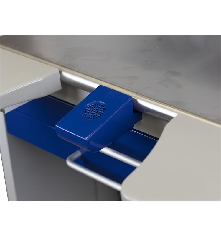 WORK TABLE FOR DENTAL LABORATORY 2 POSITIONS STEEL