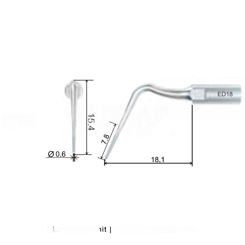 Ultrasound tip Woodpecker DTE E18 compatible EMS | Endo
