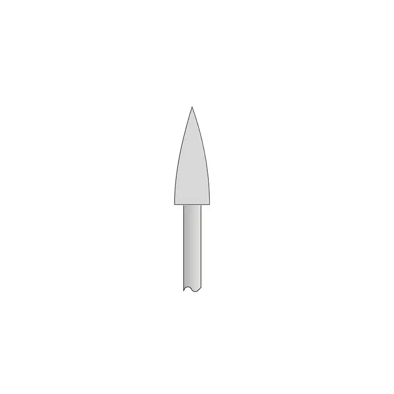 Gray Coarse Bullet Fine Polisher ISO 658.104.243.534.040 Bader
