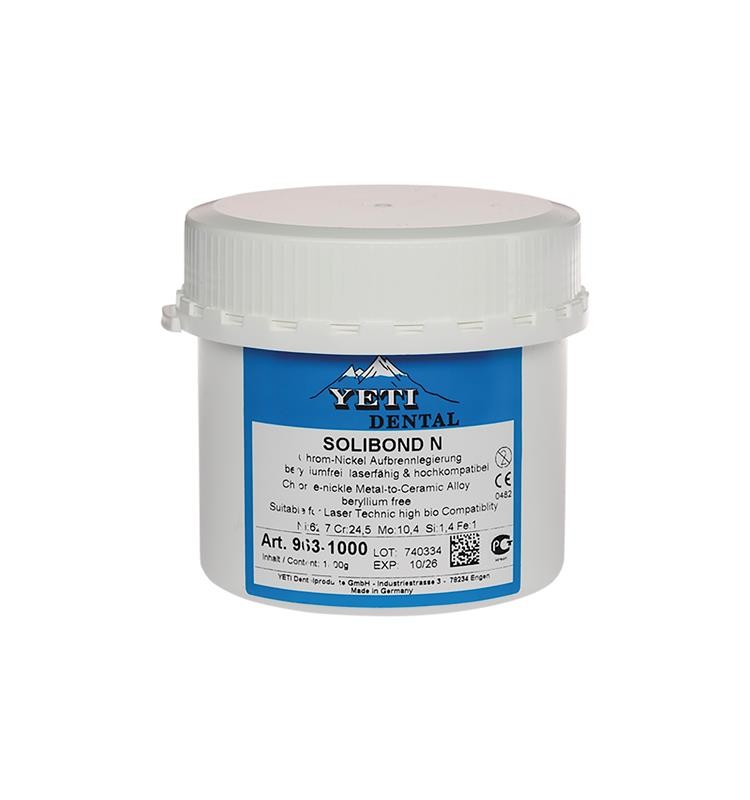 SOLIBOND N metal for metal ceramic based on Ni Cr 1000 g