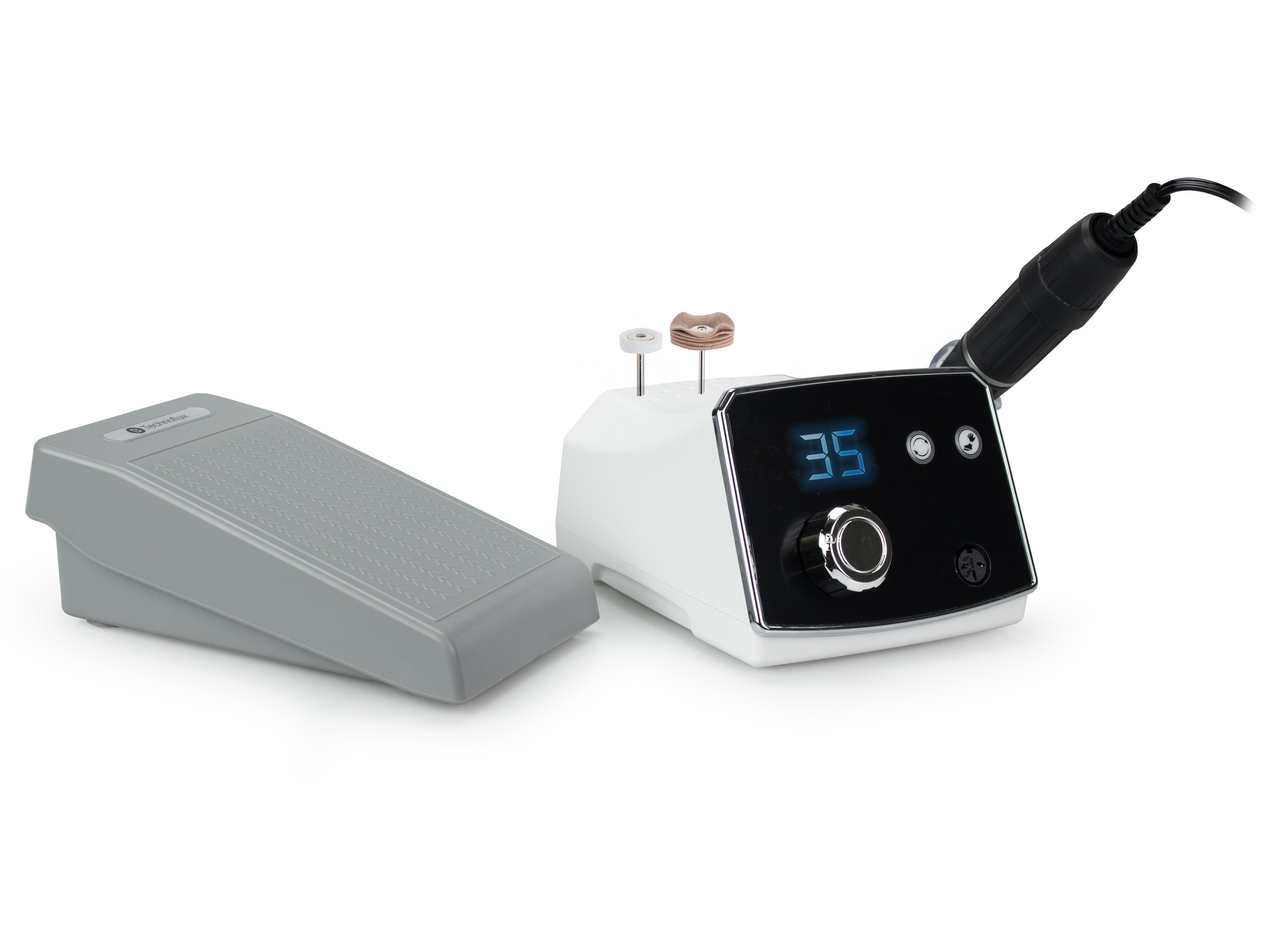 TECHNOFLUX HURRICANE 90W MICROMOTOR WITH BRUSHES 35,000 RPM WITH REGULATOR PEDAL (SENSE A3)