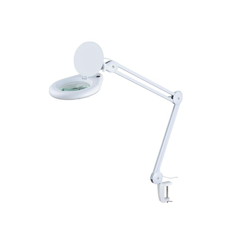 LAMP WITH MAGNIFIER 5 DIOPTERS WITH CLAMP FOR FIXING 60 LEDS 14W
