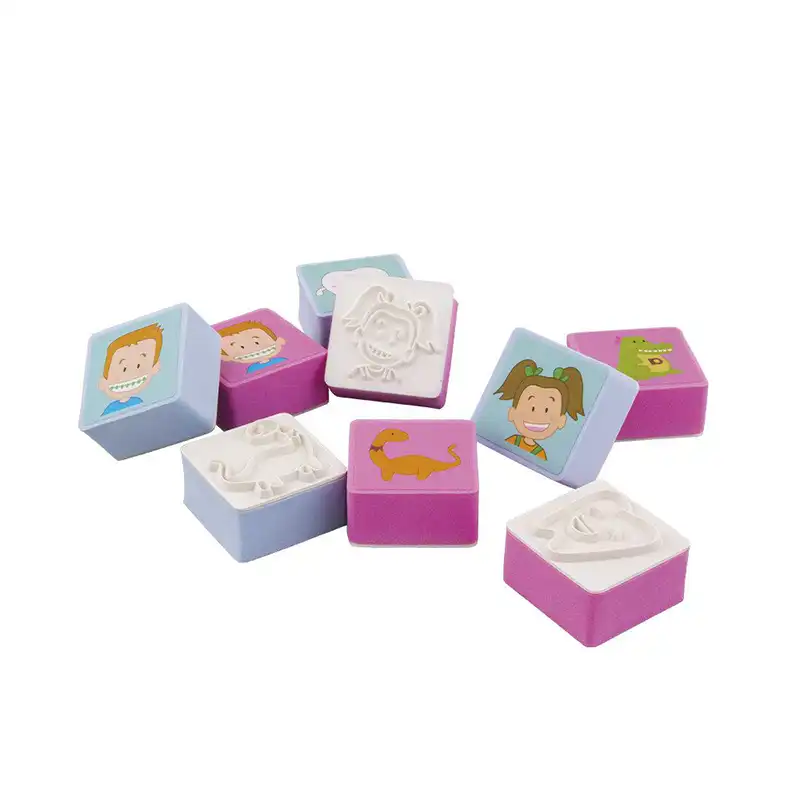 Stamp set with ink - Funny Stamps Bader