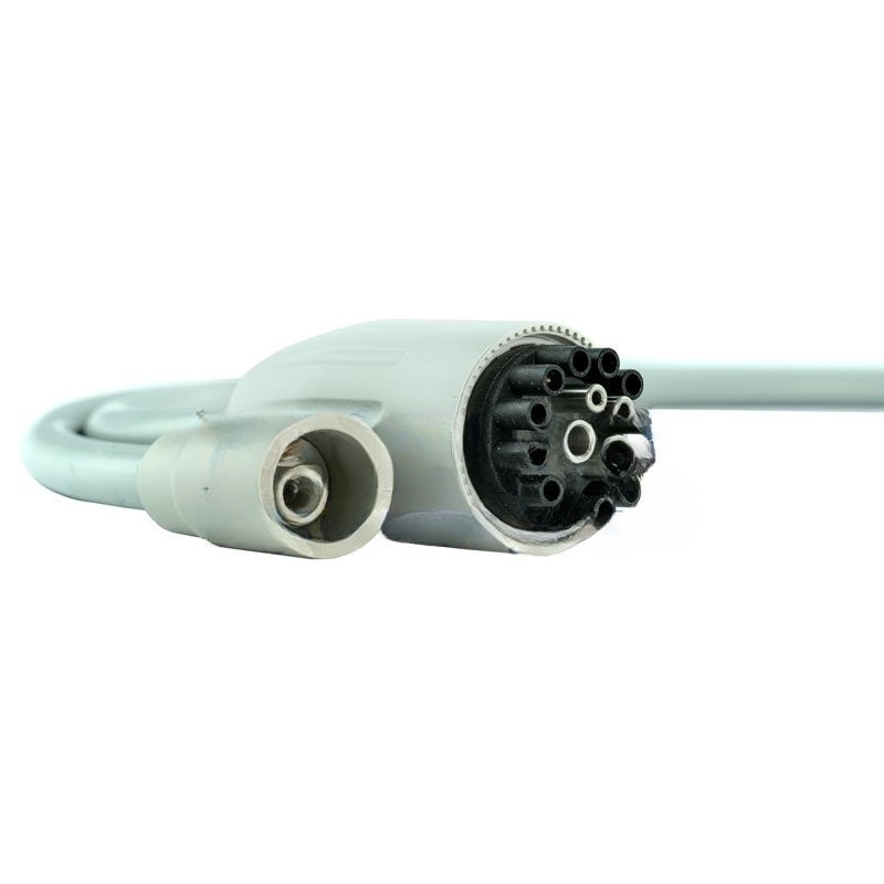 TKD Ultrasound Hose For EMS Piezon Without Light, CEFLA Connector, 120cm, ∅7mm, Dark Grey