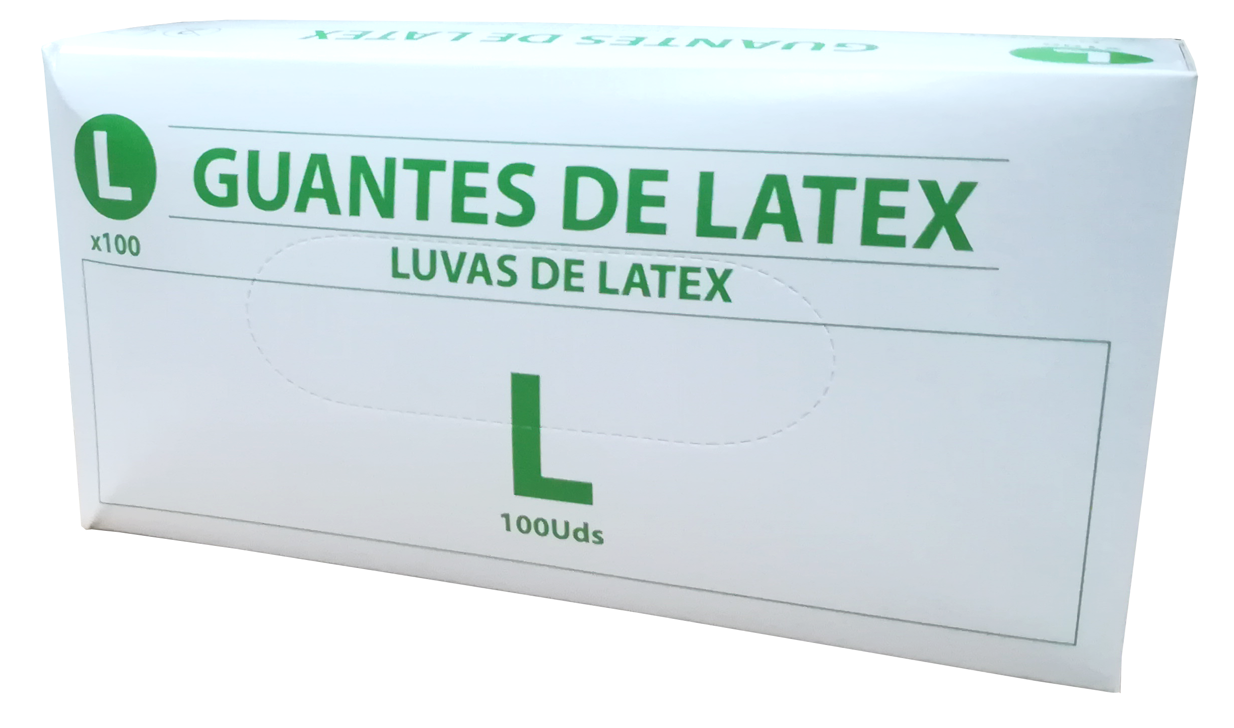 Powdered natural latex gloves – Size. Large