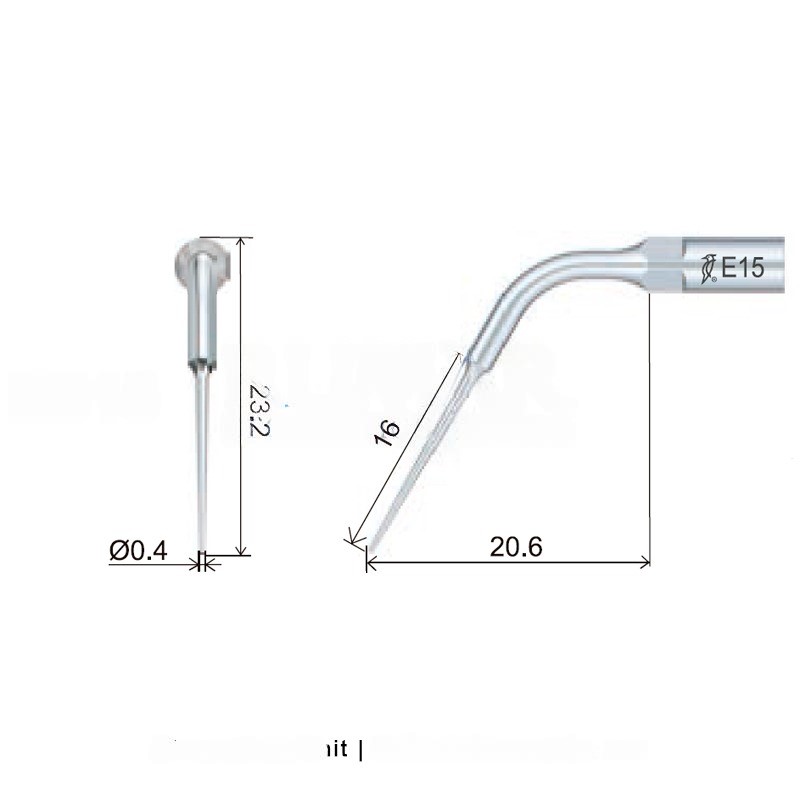 Ultrasonic tip Woodpecker ES15 compatible SIRONA | Endo