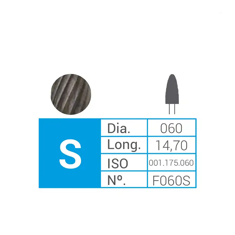 Tungsten Carbide Bur F060S ISO.500.104.274.175.060 Bader