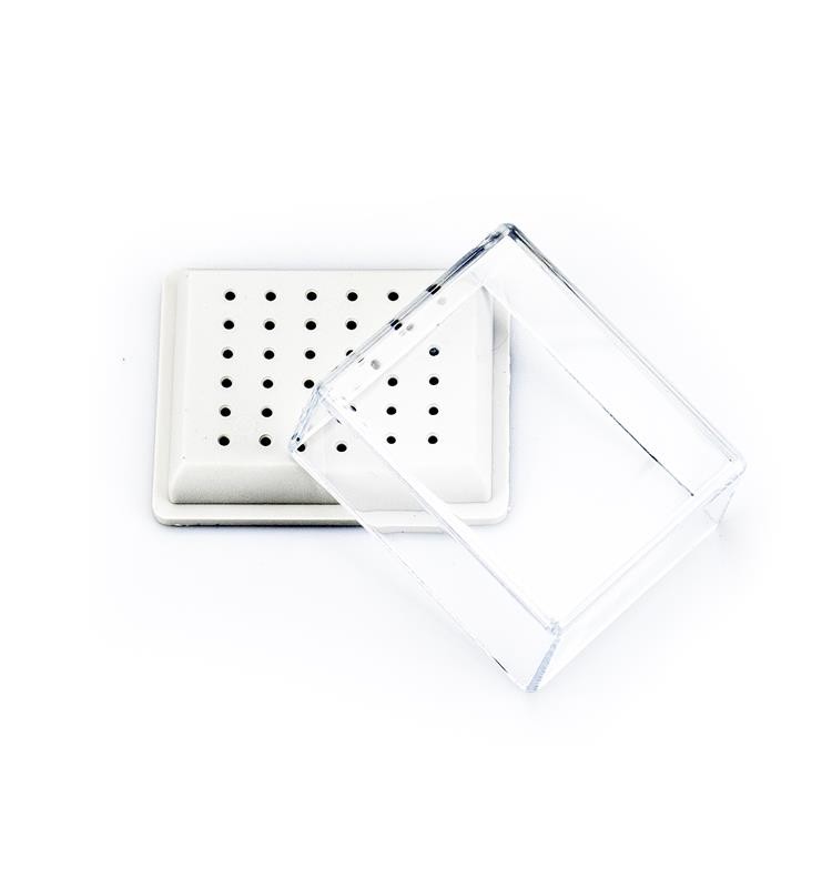 AUTOCLAVE-STERILIZABLE BUR BLOCK FOR 36 FG BUR PIECES