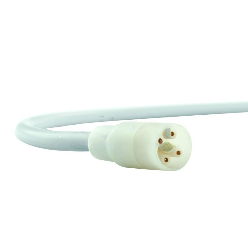 Hose for EMS Piezon ultrasound with light, open end, 200cm x 7mm diameter, light grey