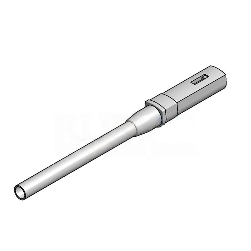 Luzzani Minilight 3F steel syringe complete hose, 170cm, grey