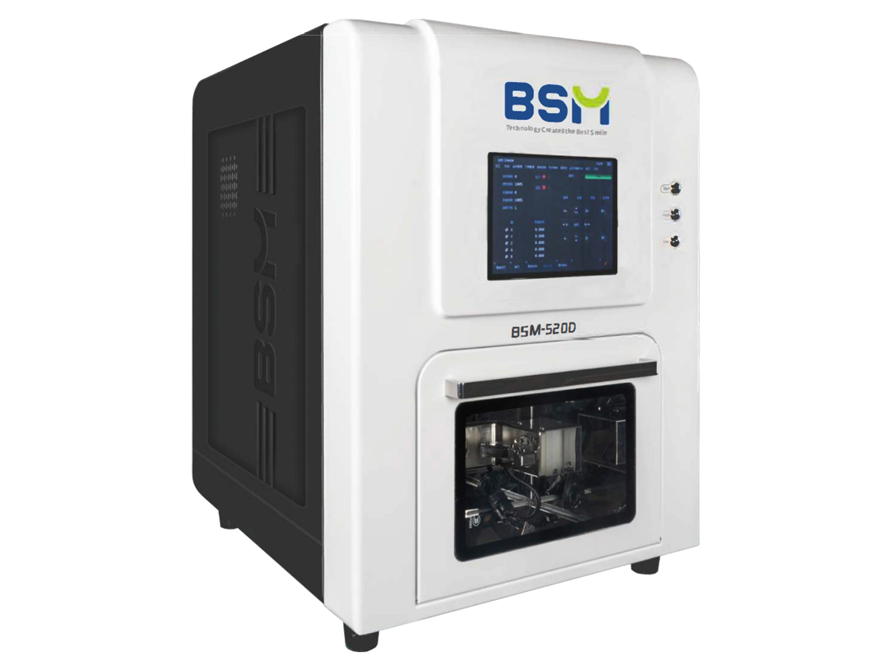 DRY DENTAL MILLING MACHINE BSM520D 5-AXIS BSM
