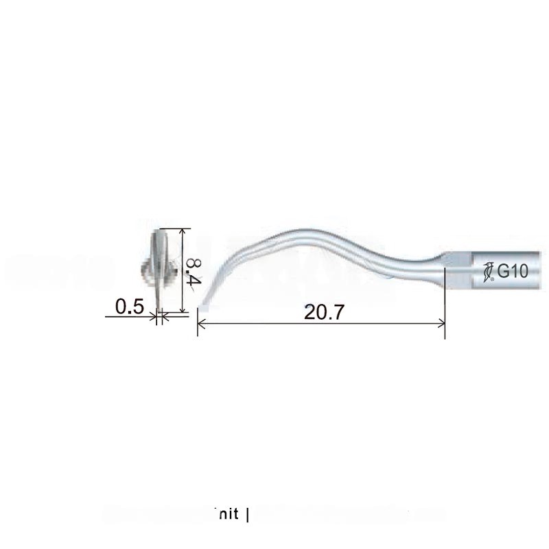 Woodpecker GD10 Ultrasonic Tip Compatible Satelec | Prophylaxis