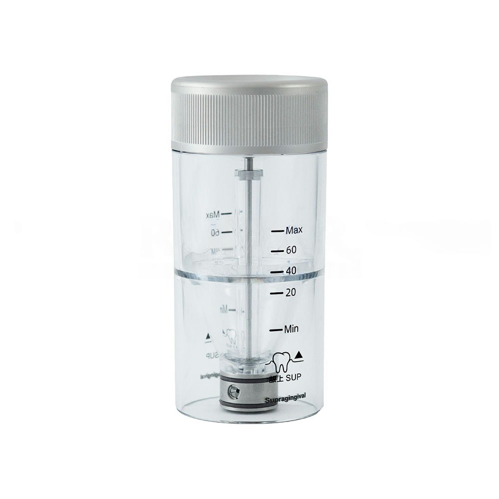 Supragingival powder tank / reservoir with silver lid; PT-A, AP-A and AP-B (White)