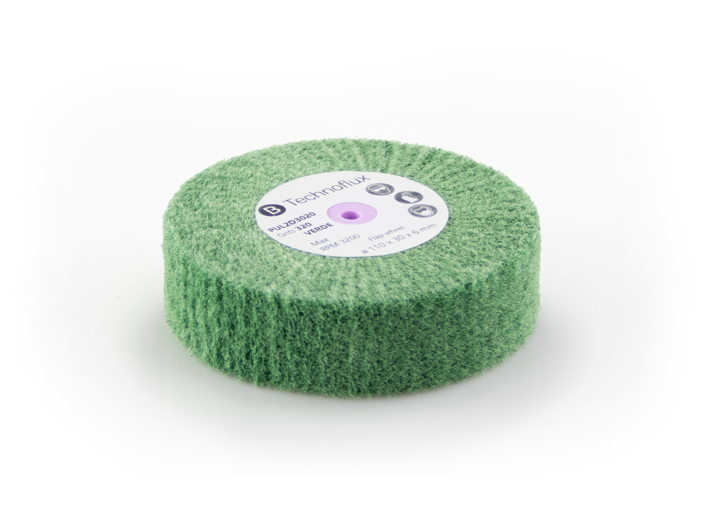 SCOTCH GREEN RADIAL DISCS 110x30 GRIT 320