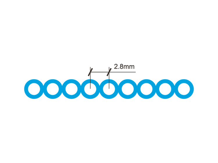 Continuous Elastic Chain – Closed – Blue