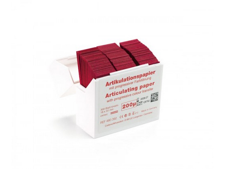 Articulating Paper – Red – 18 x 50 mm