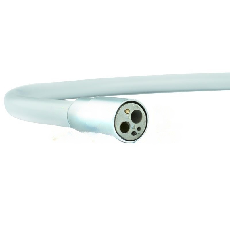 Midwest 4 turbine hose with light, 6 holes, open end, 160cm, light grey