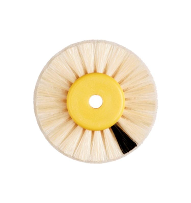 HATHO BRUSH 55 mm CIRCULAR 2 ROWS GOAT SCOTCH BRITE MOD. 92