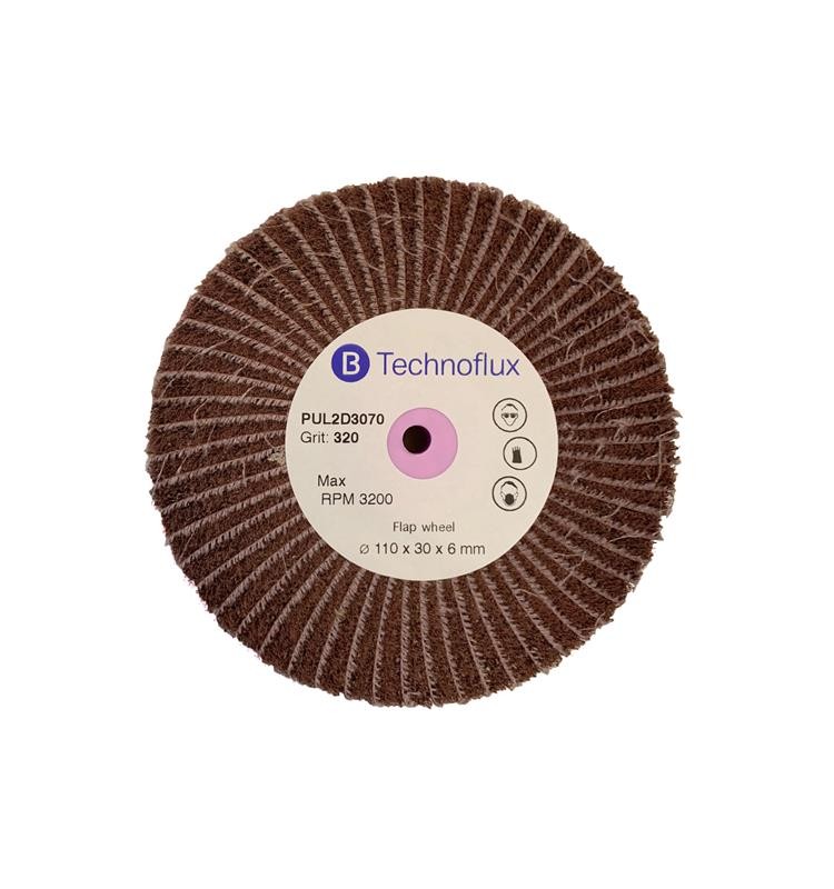 RED RADIAL DISCS 110x30 MIXED SCOTCH/SANDING GRIT 320