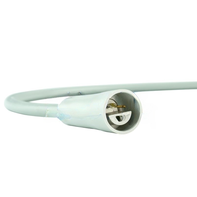 Hose for ultrasound Satelec Newtron / Suprasson without light, open end, 200cm, ∅7mm, dark grey