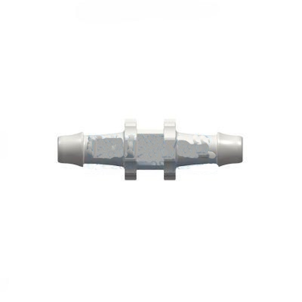 Nylon union connector 3.2mm | Pack 10 units