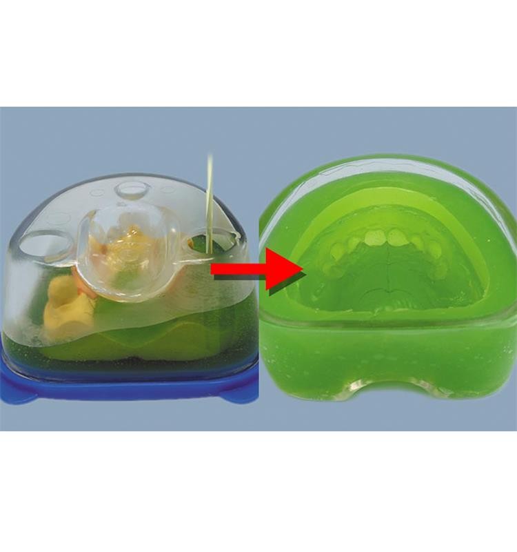 PRECIGEL duplication gelatine, green, 6kg