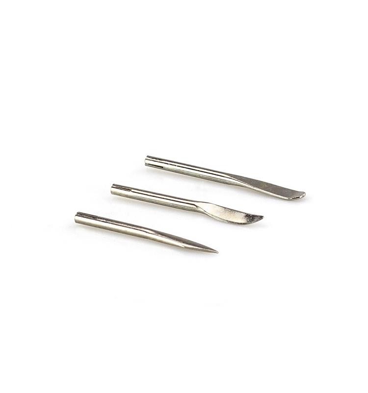 SET OF 3 REPLACEMENT TIPS FOR WAX SOLDERING IRON GERMANY