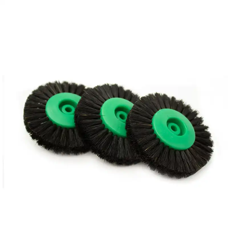 Brush 4H Straight 80mm Black Bristle Extra Strong Bader