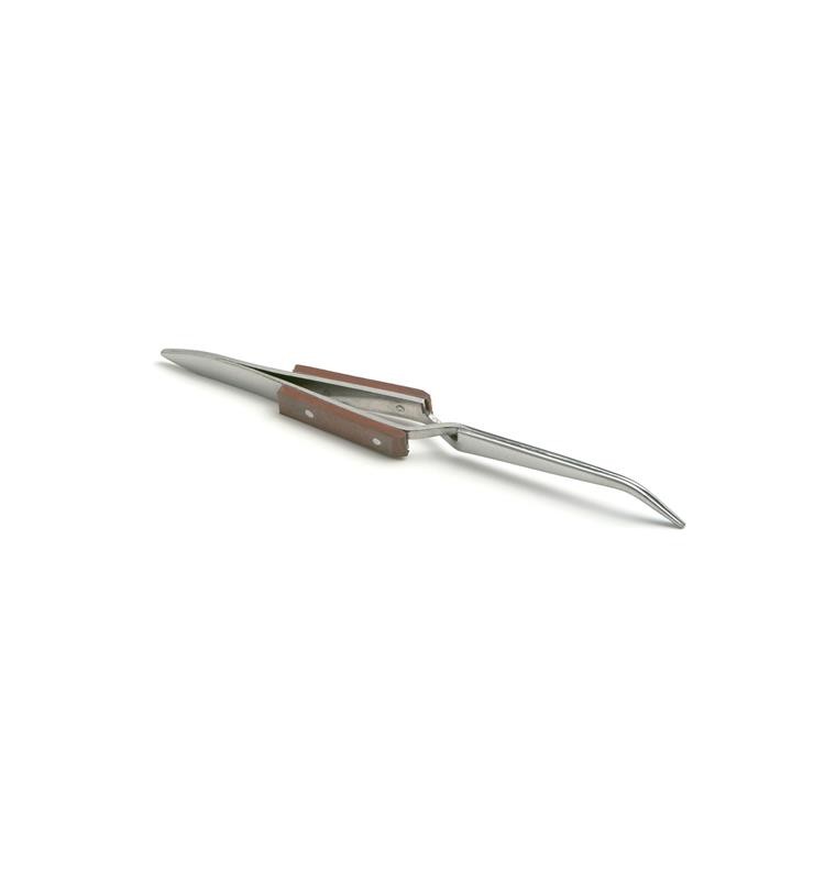CROSSED TWEEZERS 16 cm INSULATING CURVED