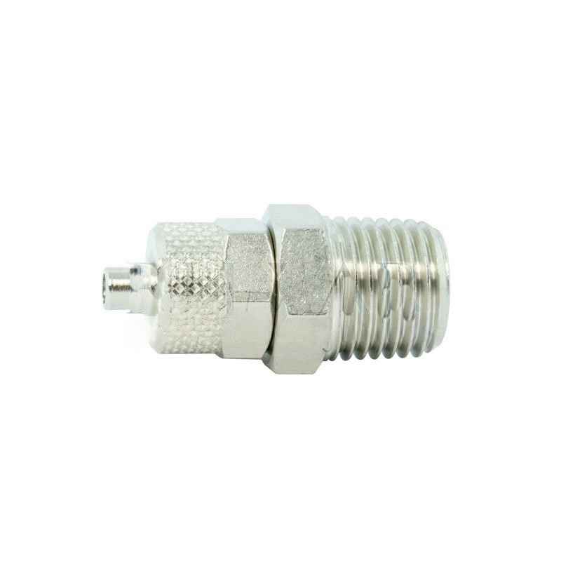 Conical male straight fitting 1/8″ x 8 mm | 5 pcs.