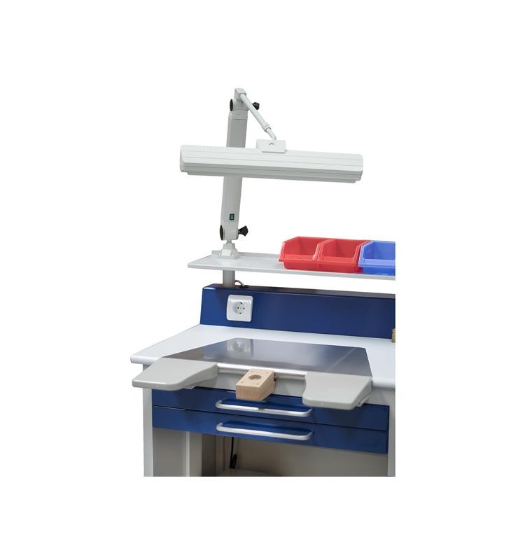 WORK TABLE FOR DENTAL LABORATORY 1 POSITION STEEL