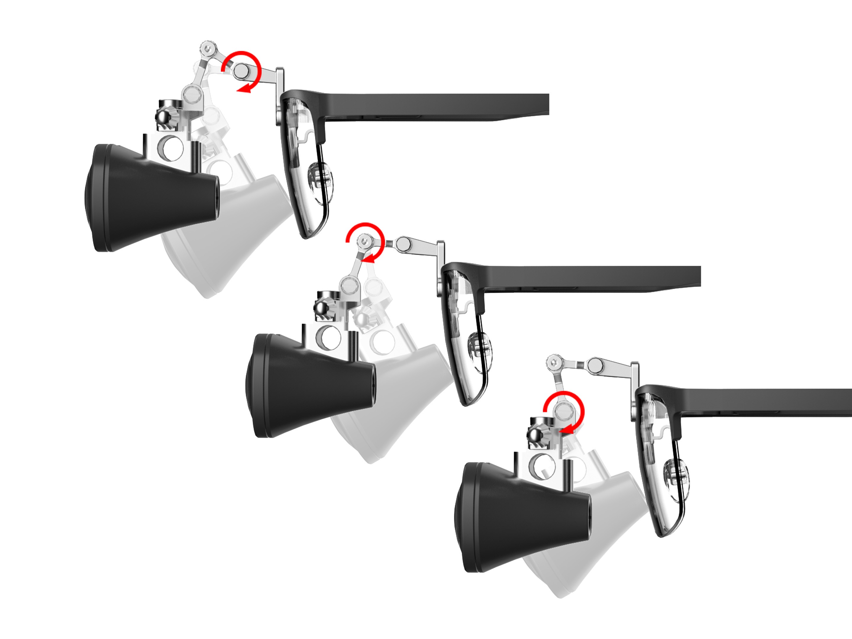 BRILLANCE 350 mm BLACK LOUPES