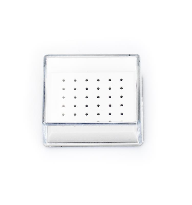 AUTOCLAVE-STERILIZABLE BUR BLOCK FOR 36 FG BUR PIECES