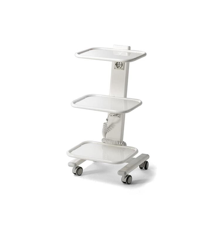 MOBILE CART MOD. "C3R" THREE ELECTRIFIED SHELVES