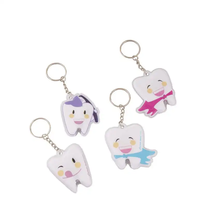 Glow Key Chain Baddy - Shiny Tooth Key Chain Bader