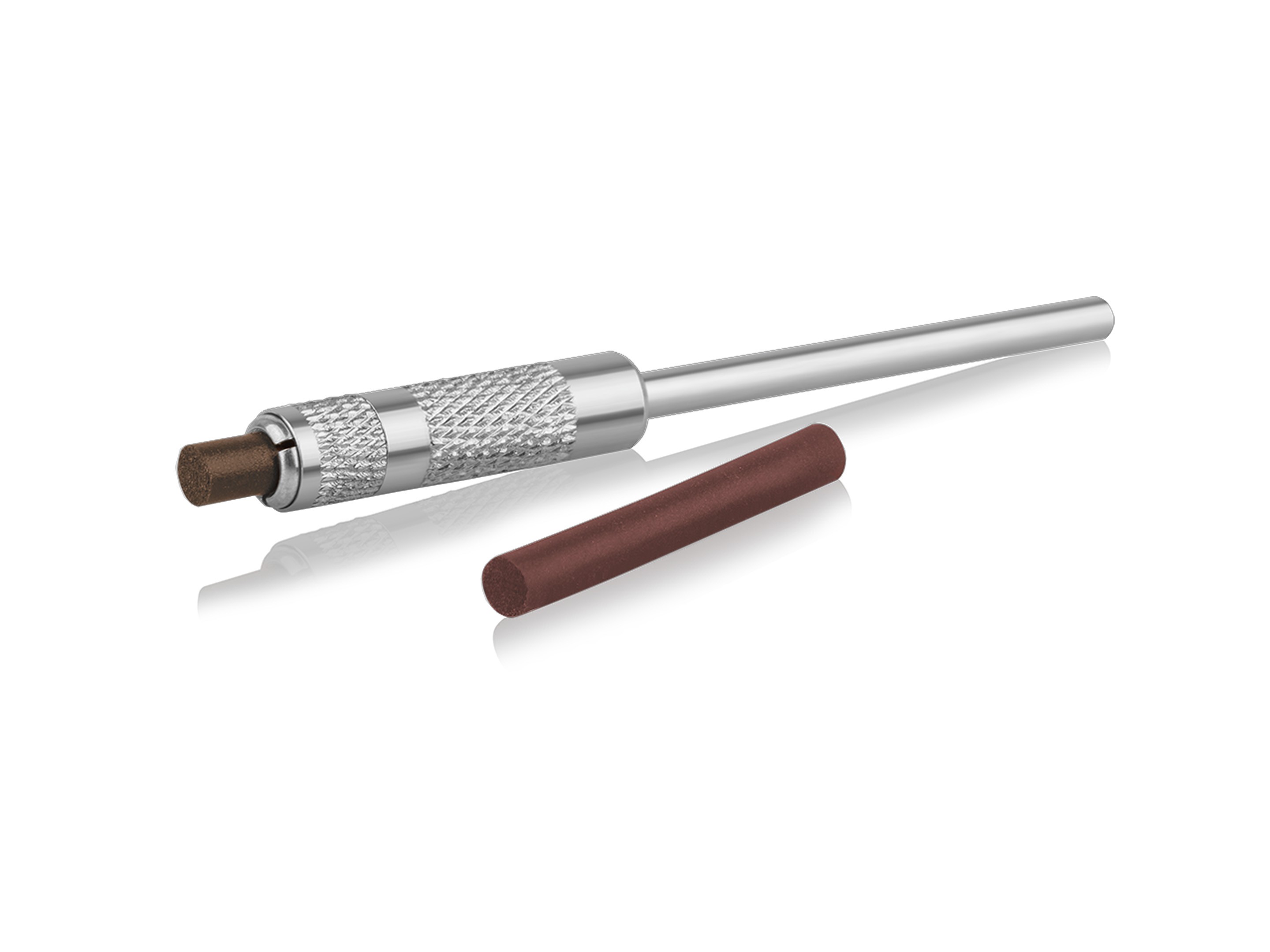 BROWN SILICONE PINS CYLINDER 2x20 mm. MEDIUM GRIT EVE (4342)