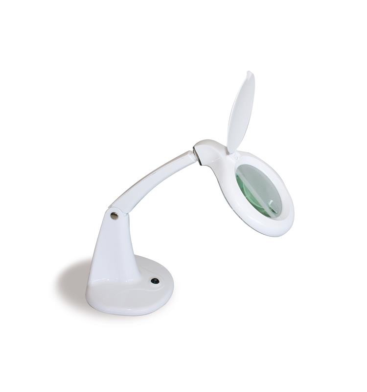 LAMP WITH BIFOCAL MAGNIFIER 3-12 DIOPTERS DESKTOP 60 LEDS 5W