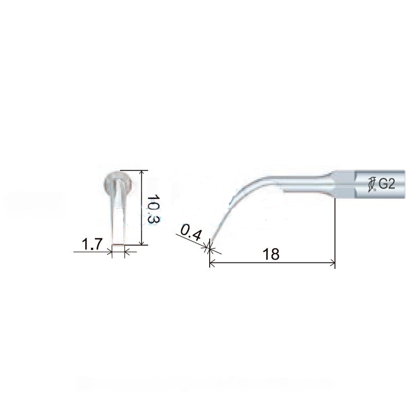 Ultrasonic tip Woodpecker GS2 compatible Sirona | Prophylaxis