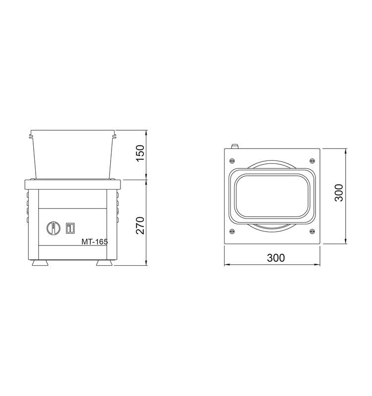 ESTMON MT-165 220V MAGNETIC POLISHER